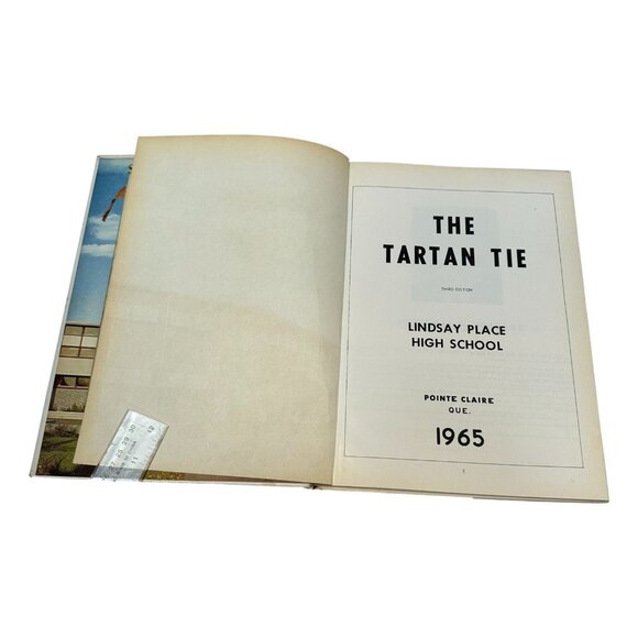 Yearbook Lindsay Place High School Tartan Tie Pointe Claire Quebec 1965 Book - Picture 4 of 7